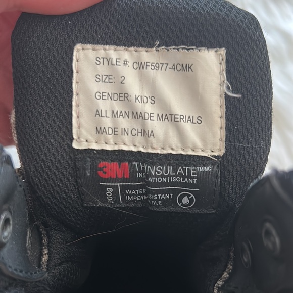 Tamarack Camouflage Kids Waterproof insulated Boots Size 2. - Picture 4 of 6